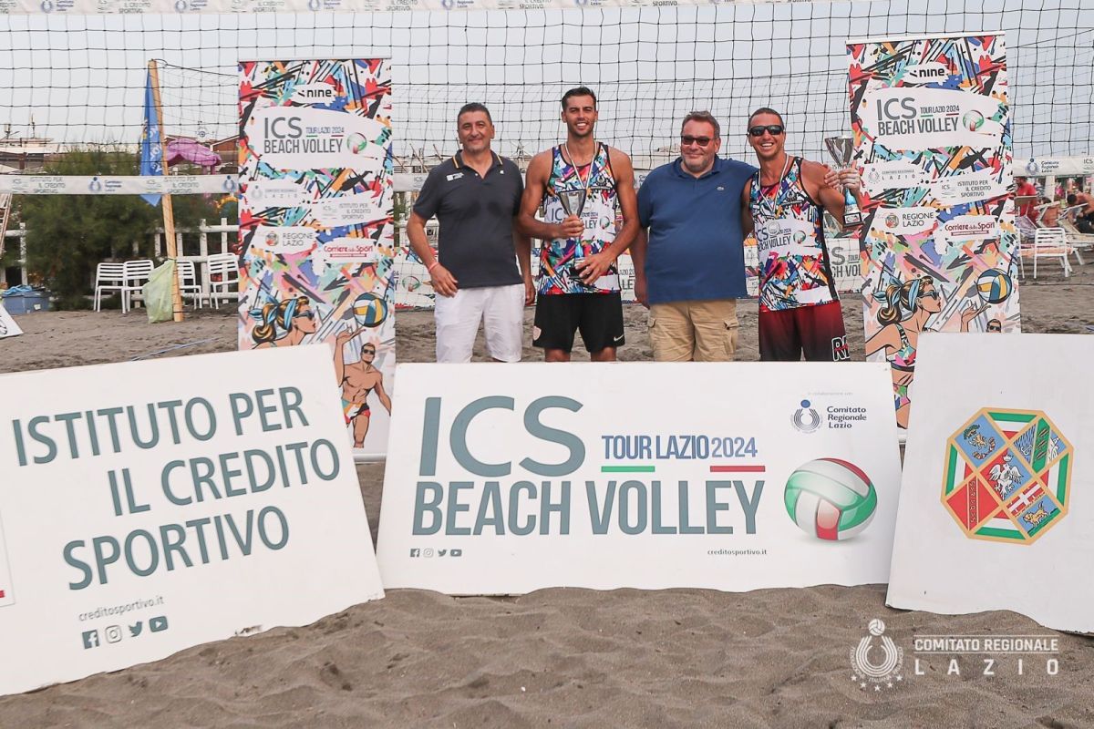  ICS Beach Volley Tour Lazio: Pratesi-Toti e Colaberardino-Borraccino sono i nuovi campioni regionali